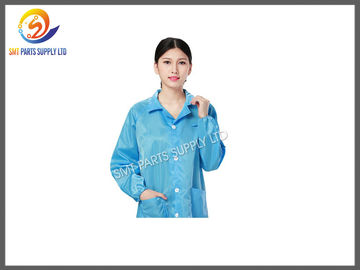 ซื้อ SMT ทนความร้อนผลิตภัณฑ์ป้องกันไฟฟ้าสถิตสถิตย์ ESD ป้องกันเสื้อผ้า / สูท online manufacture